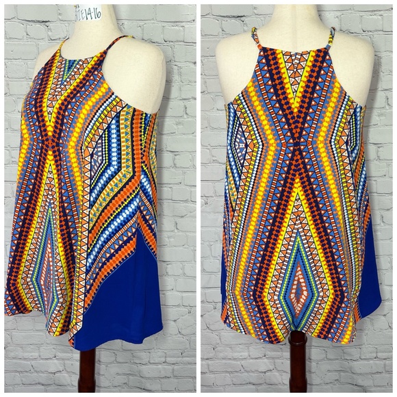 👗Colorful Graphic Adjustable Tent Dress - Picture 3 of 9